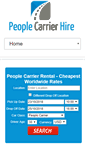 Mobile Screenshot of peoplecarrierhire.net